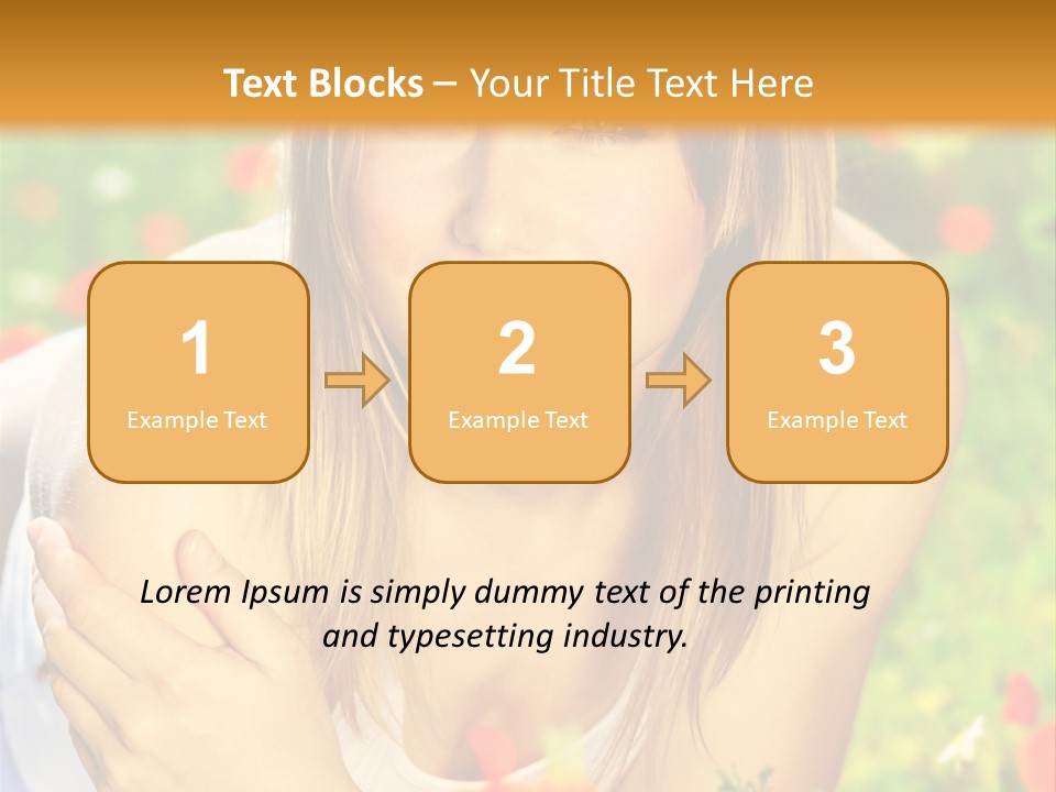 Beauty Summer Female PowerPoint Template