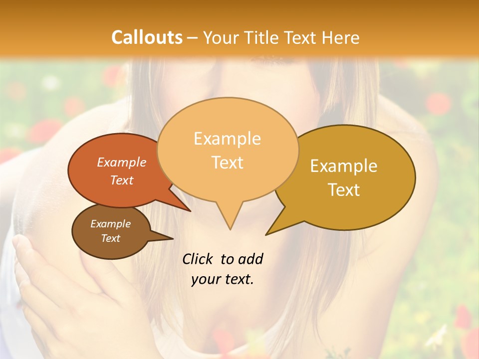 Beauty Summer Female PowerPoint Template