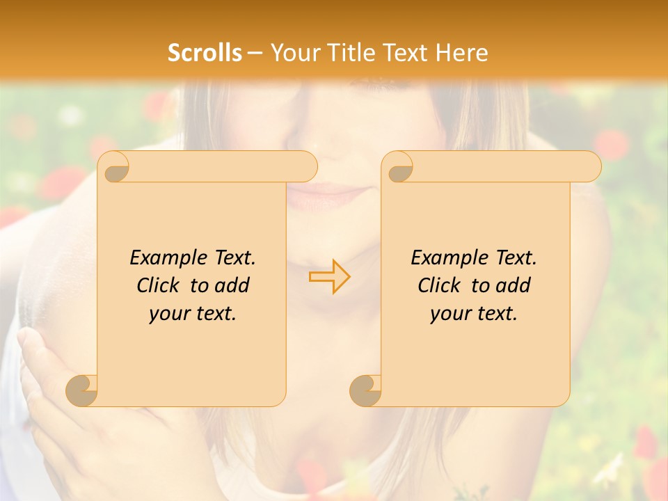 Beauty Summer Female PowerPoint Template