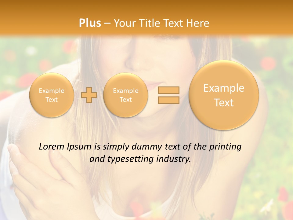 Beauty Summer Female PowerPoint Template