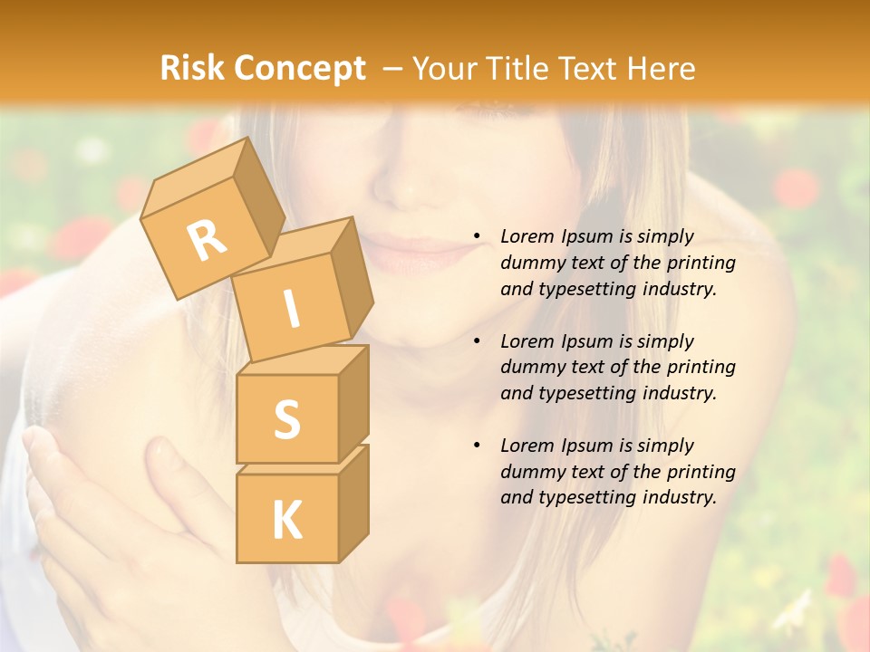 Beauty Summer Female PowerPoint Template