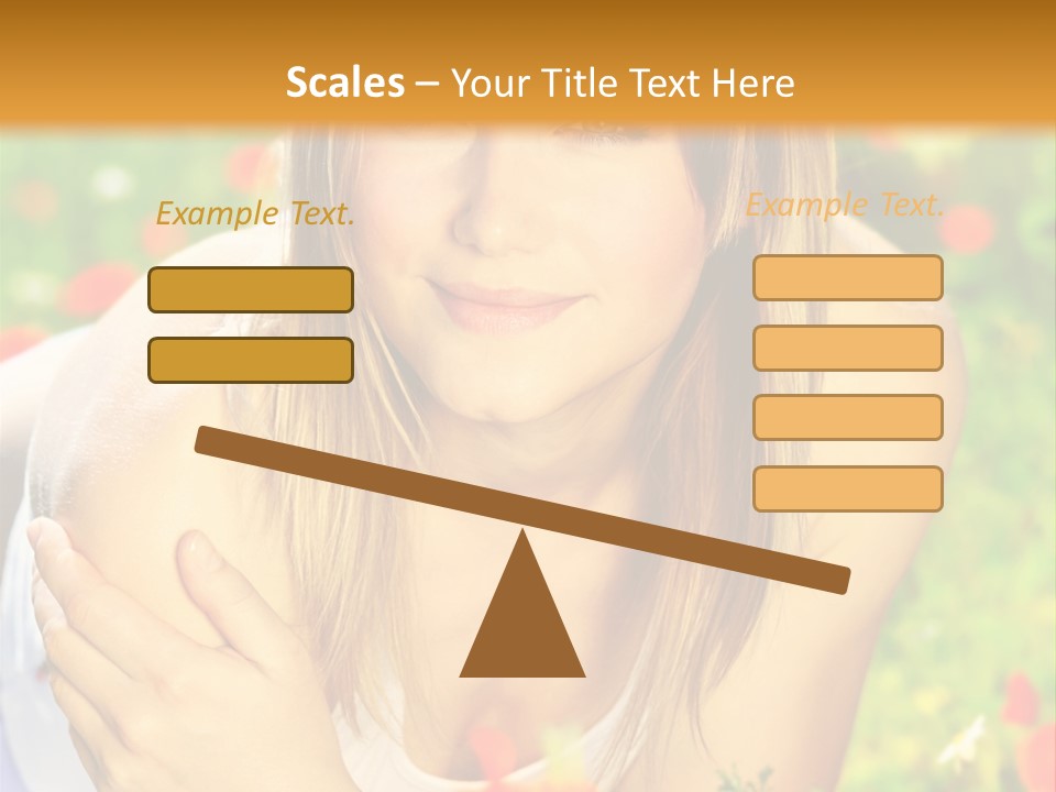 Beauty Summer Female PowerPoint Template