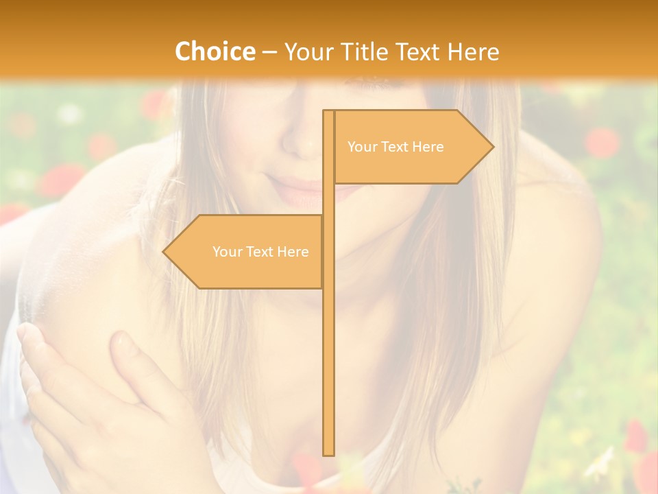 Beauty Summer Female PowerPoint Template