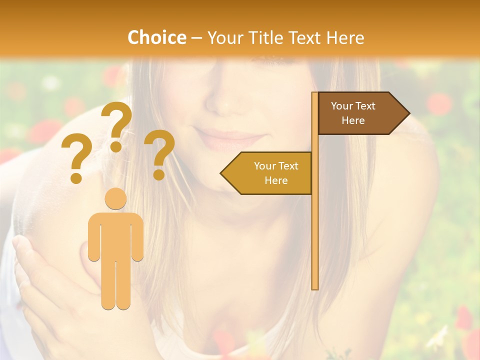 Beauty Summer Female PowerPoint Template