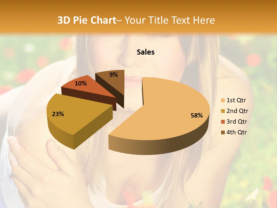 Beauty Summer Female PowerPoint Template