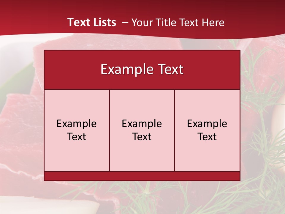 Preparation Pieces Board PowerPoint Template