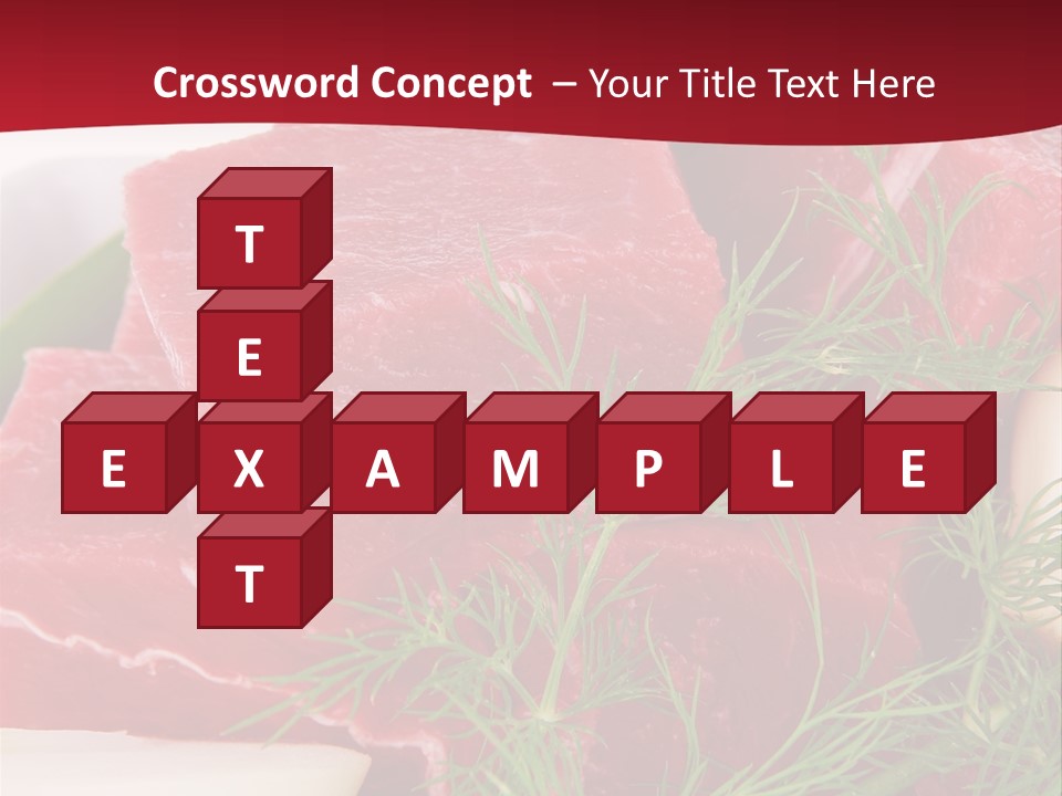 Preparation Pieces Board PowerPoint Template