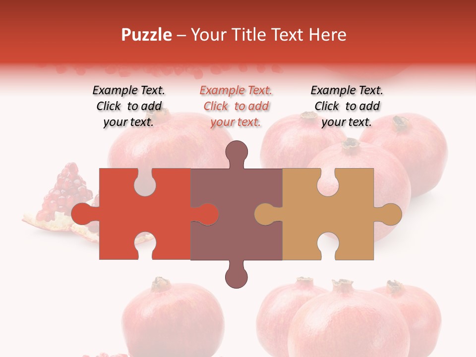 Red Vegetarian Tropical PowerPoint Template