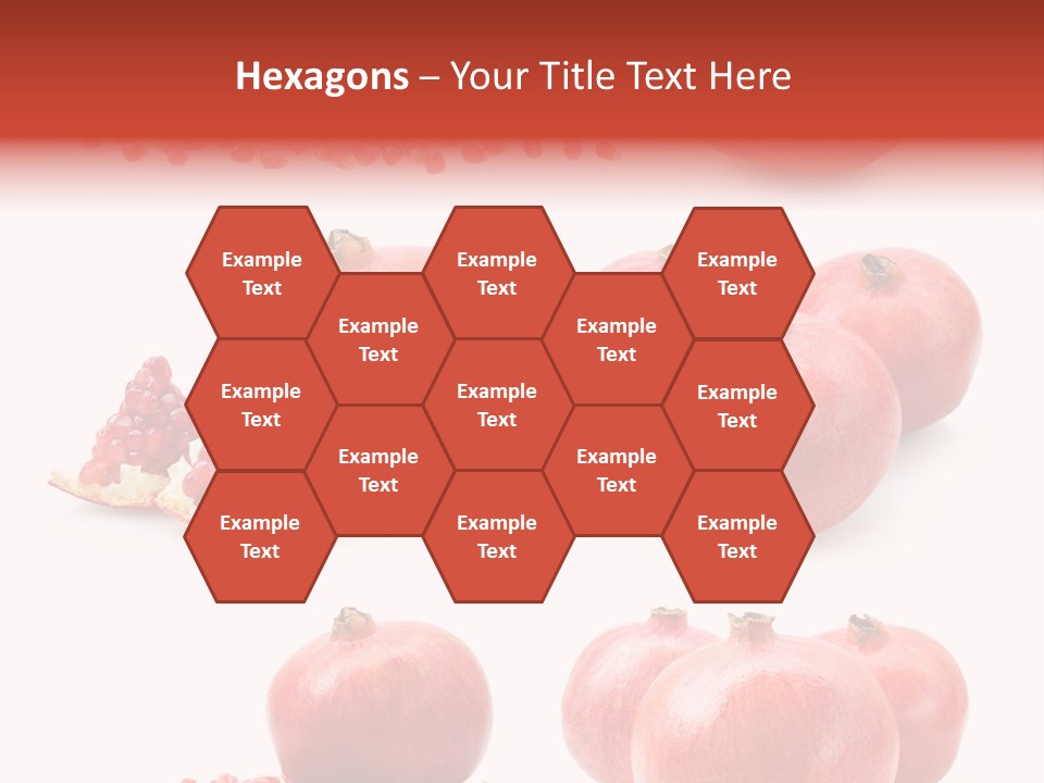 Red Vegetarian Tropical PowerPoint Template