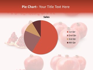 Red Vegetarian Tropical PowerPoint Template