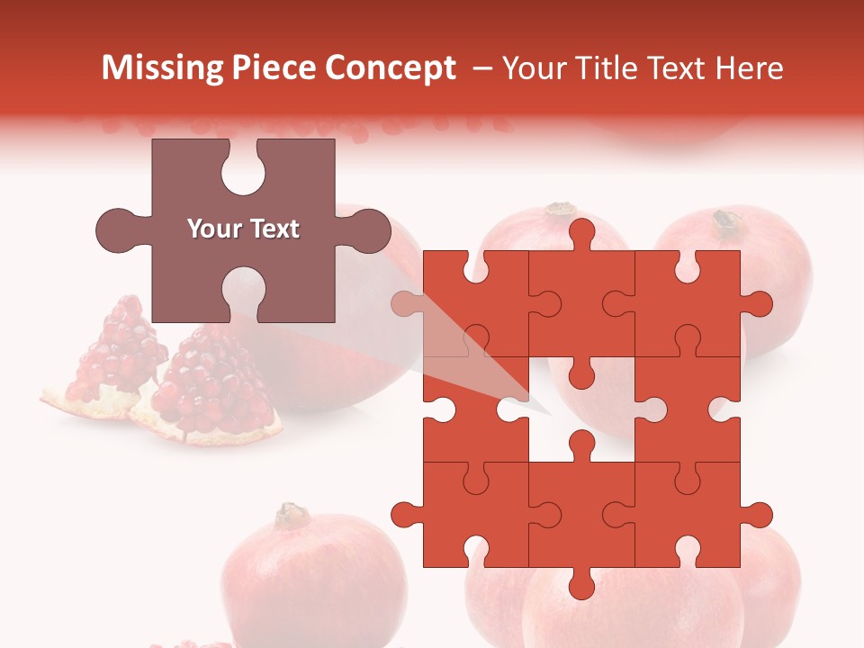 Red Vegetarian Tropical PowerPoint Template