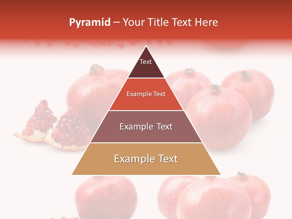 Red Vegetarian Tropical PowerPoint Template