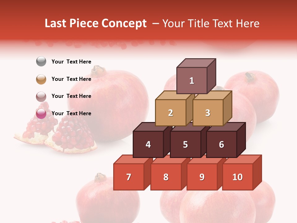 Red Vegetarian Tropical PowerPoint Template