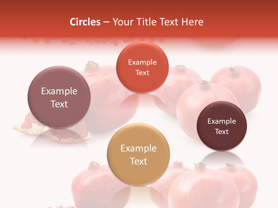 Red Vegetarian Tropical PowerPoint Template