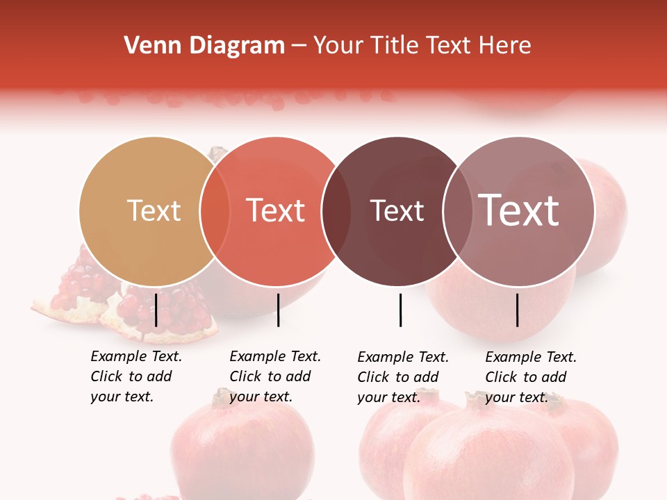 Red Vegetarian Tropical PowerPoint Template