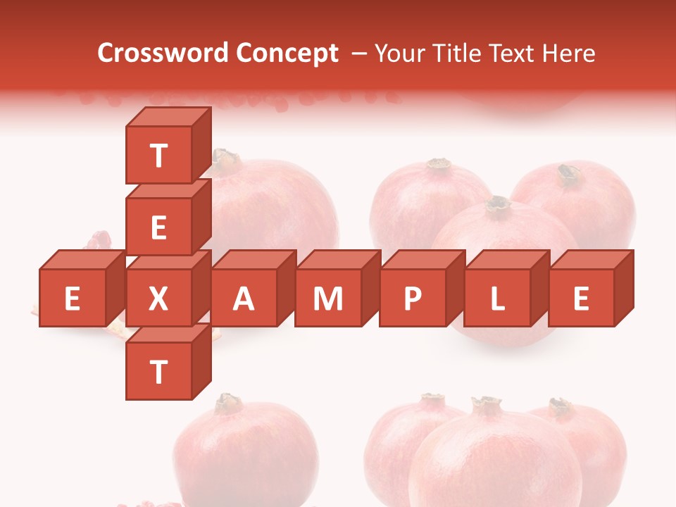 Red Vegetarian Tropical PowerPoint Template