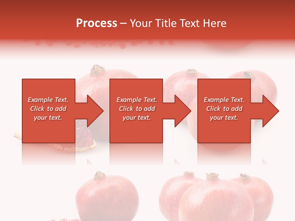 Red Vegetarian Tropical PowerPoint Template