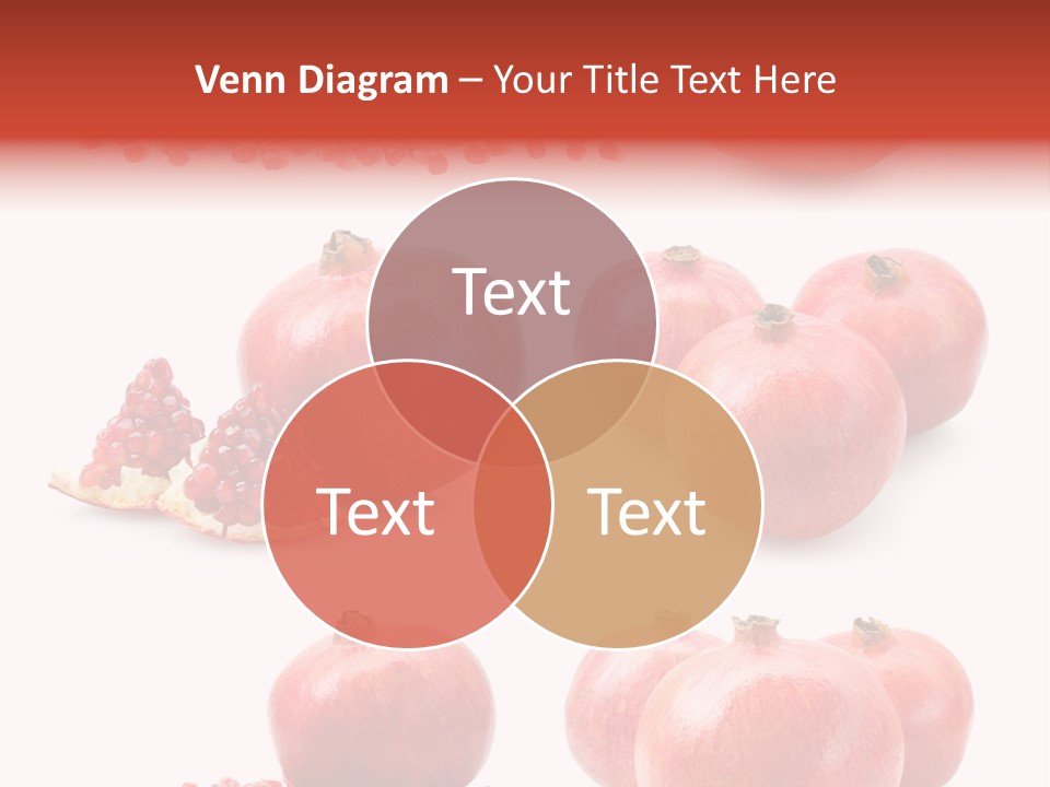Red Vegetarian Tropical PowerPoint Template