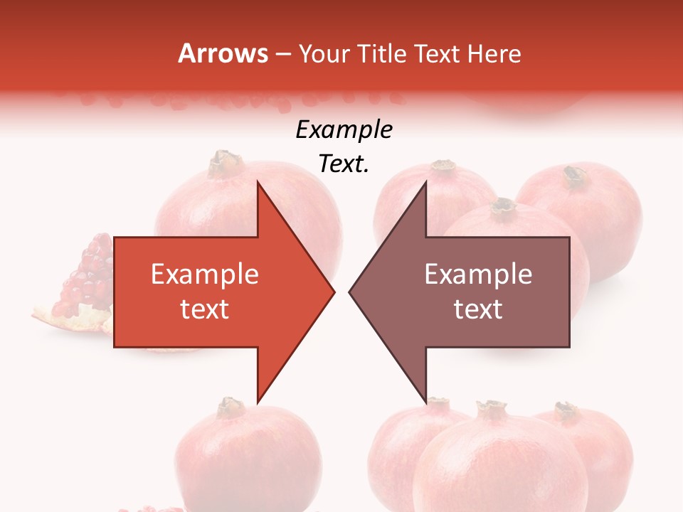 Red Vegetarian Tropical PowerPoint Template