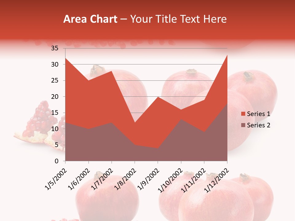 Red Vegetarian Tropical PowerPoint Template