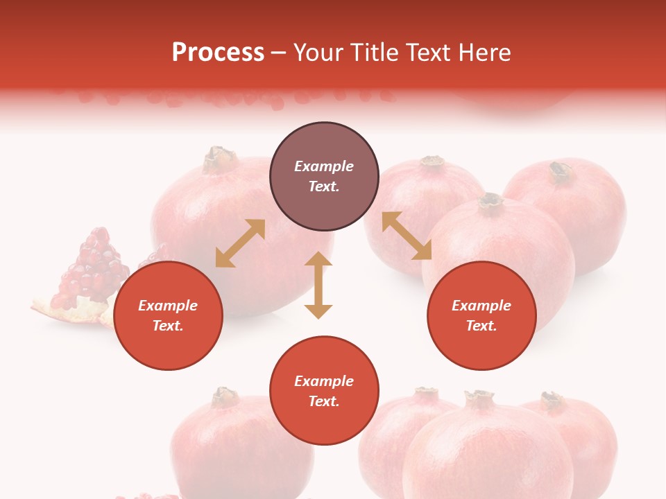 Red Vegetarian Tropical PowerPoint Template