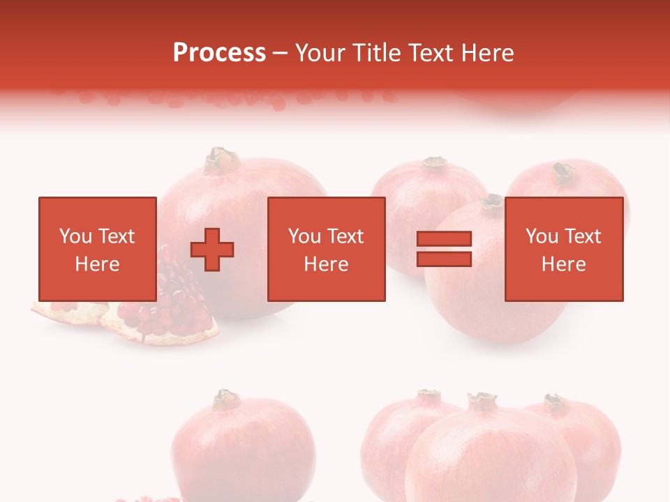 Red Vegetarian Tropical PowerPoint Template