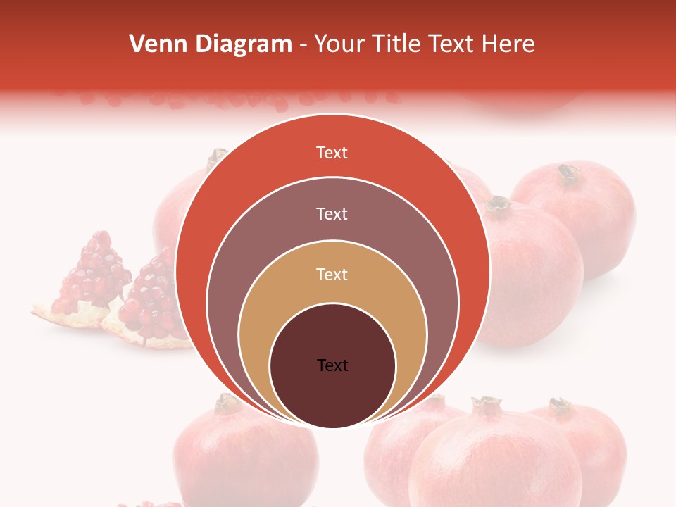 Red Vegetarian Tropical PowerPoint Template