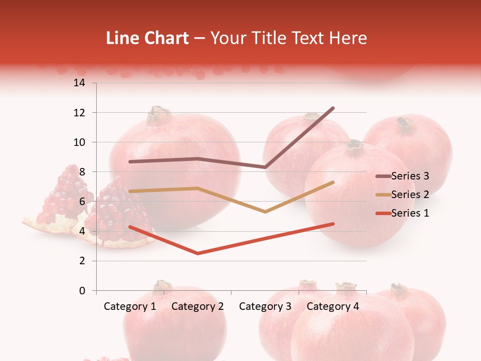 Red Vegetarian Tropical PowerPoint Template
