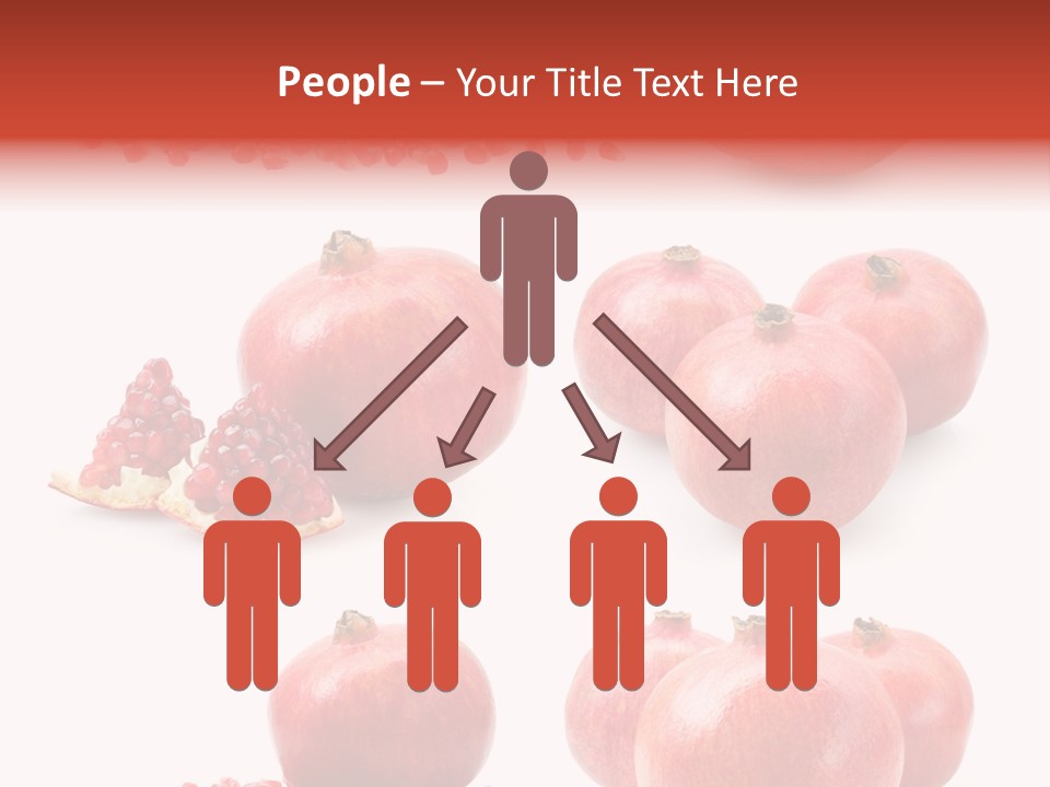 Red Vegetarian Tropical PowerPoint Template