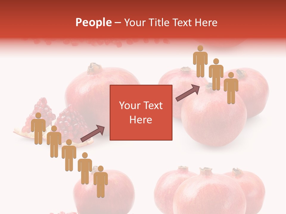 Red Vegetarian Tropical PowerPoint Template