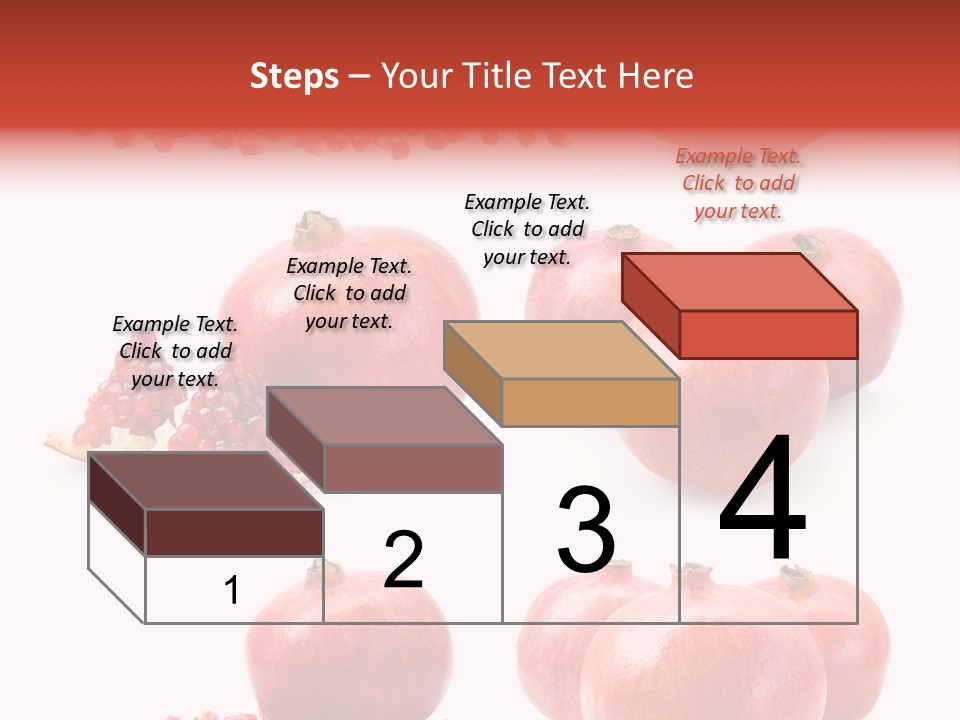 Red Vegetarian Tropical PowerPoint Template