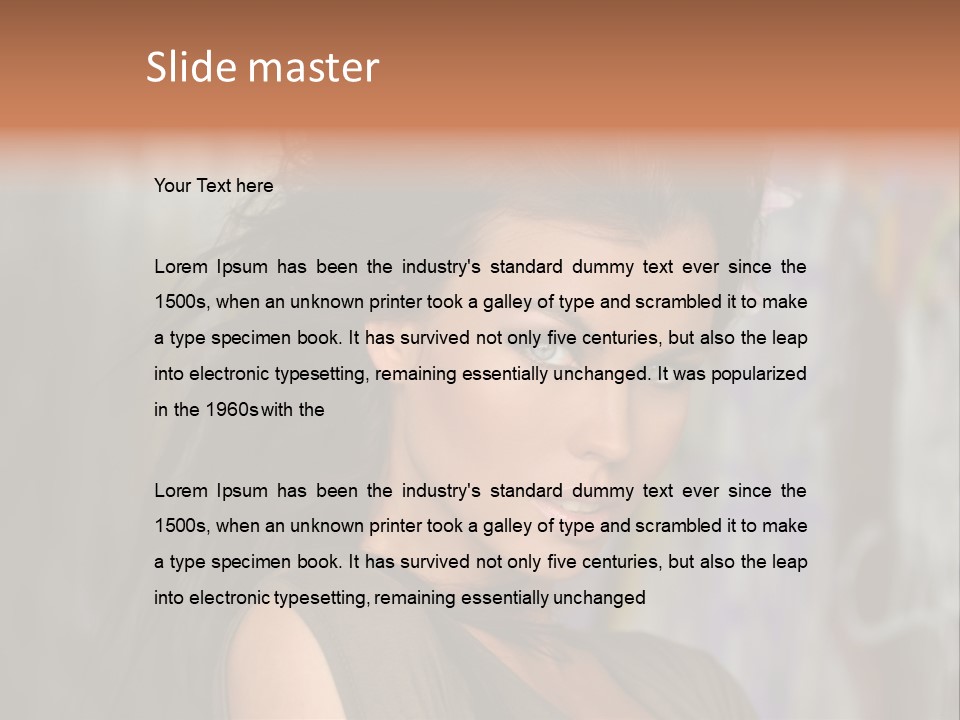 Summer Blue Wind PowerPoint Template