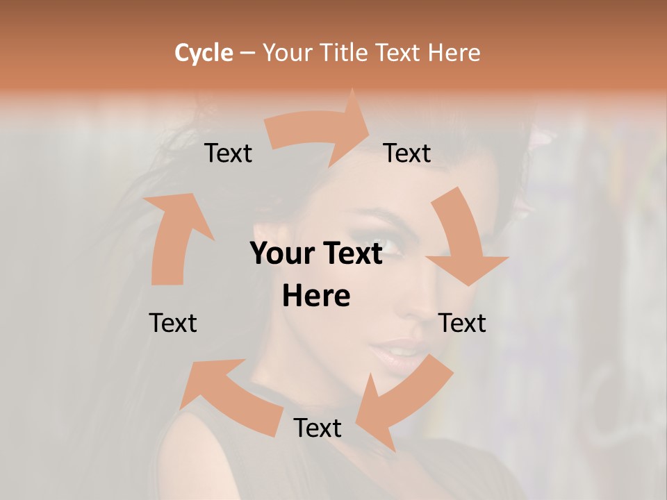 Summer Blue Wind PowerPoint Template