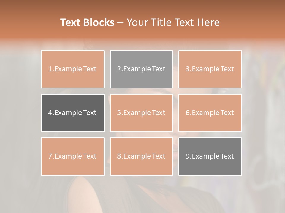 Summer Blue Wind PowerPoint Template