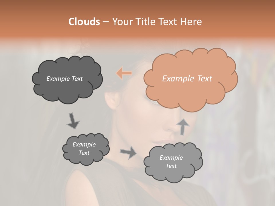 Summer Blue Wind PowerPoint Template