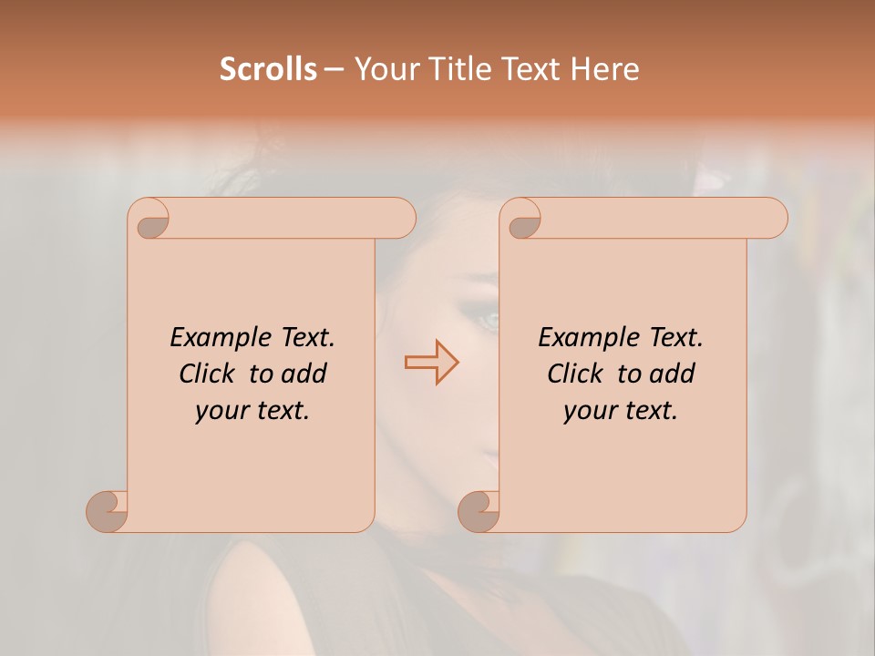 Summer Blue Wind PowerPoint Template