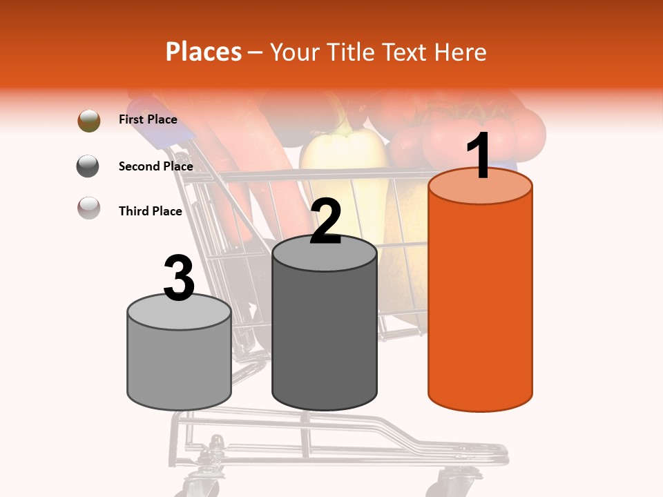 Bananas Fresh Red PowerPoint Template