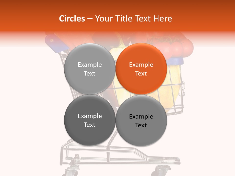 Bananas Fresh Red PowerPoint Template
