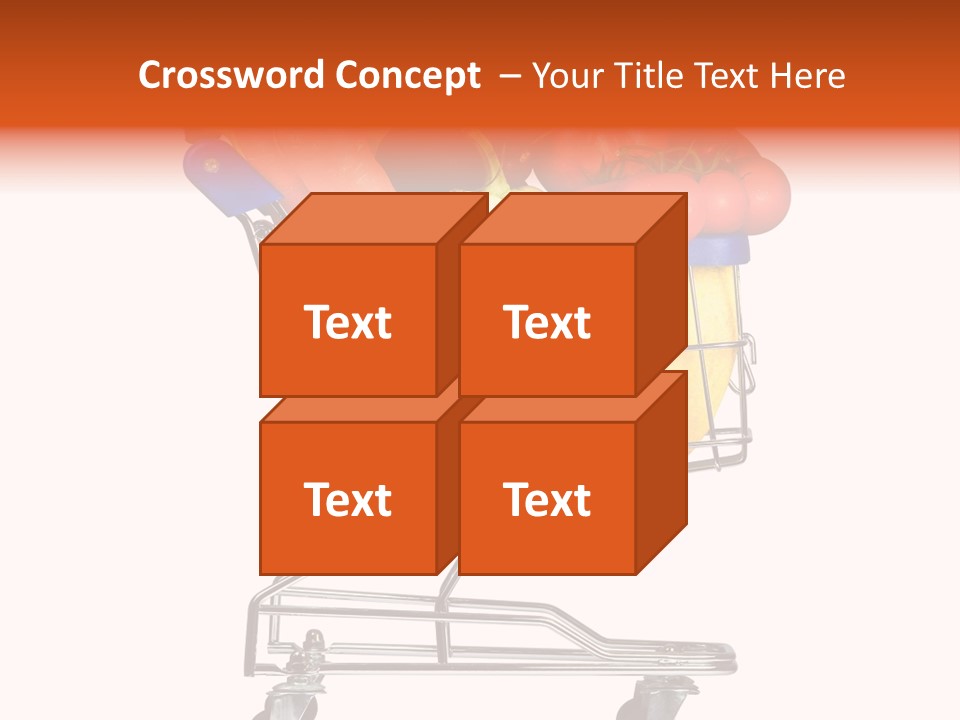 Bananas Fresh Red PowerPoint Template