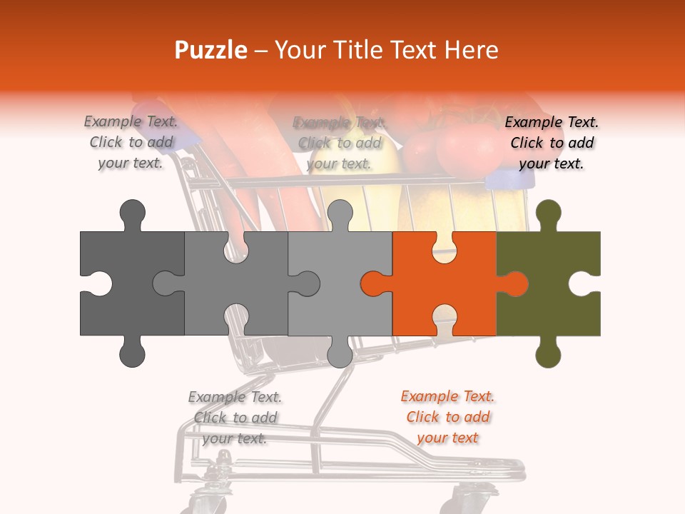 Bananas Fresh Red PowerPoint Template