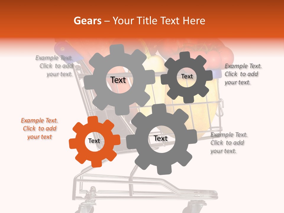 Bananas Fresh Red PowerPoint Template