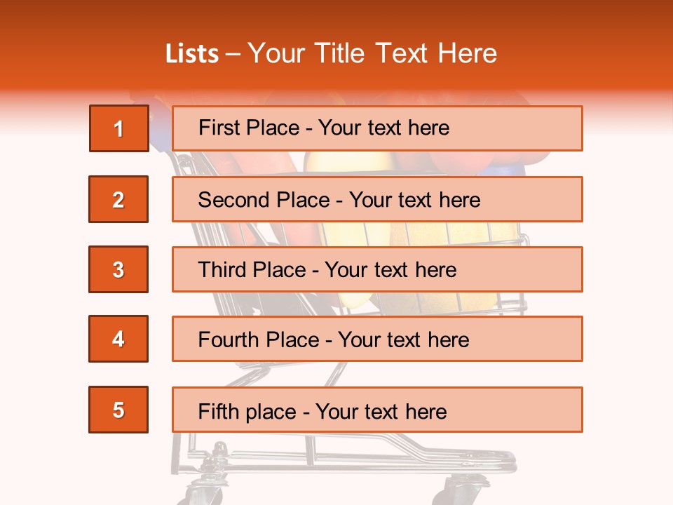 Bananas Fresh Red PowerPoint Template