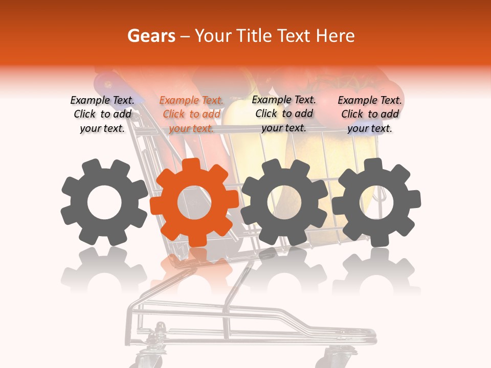 Bananas Fresh Red PowerPoint Template