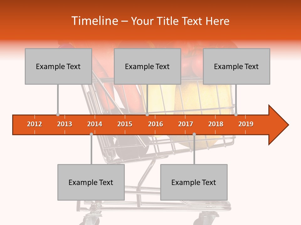 Bananas Fresh Red PowerPoint Template