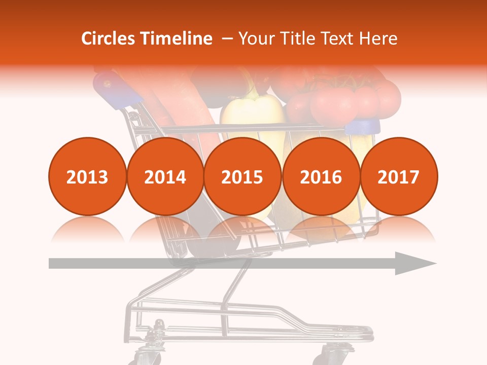 Bananas Fresh Red PowerPoint Template