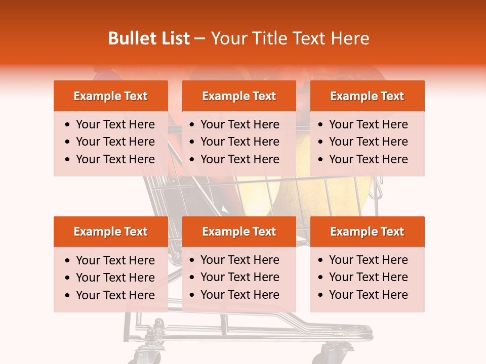 Bananas Fresh Red PowerPoint Template