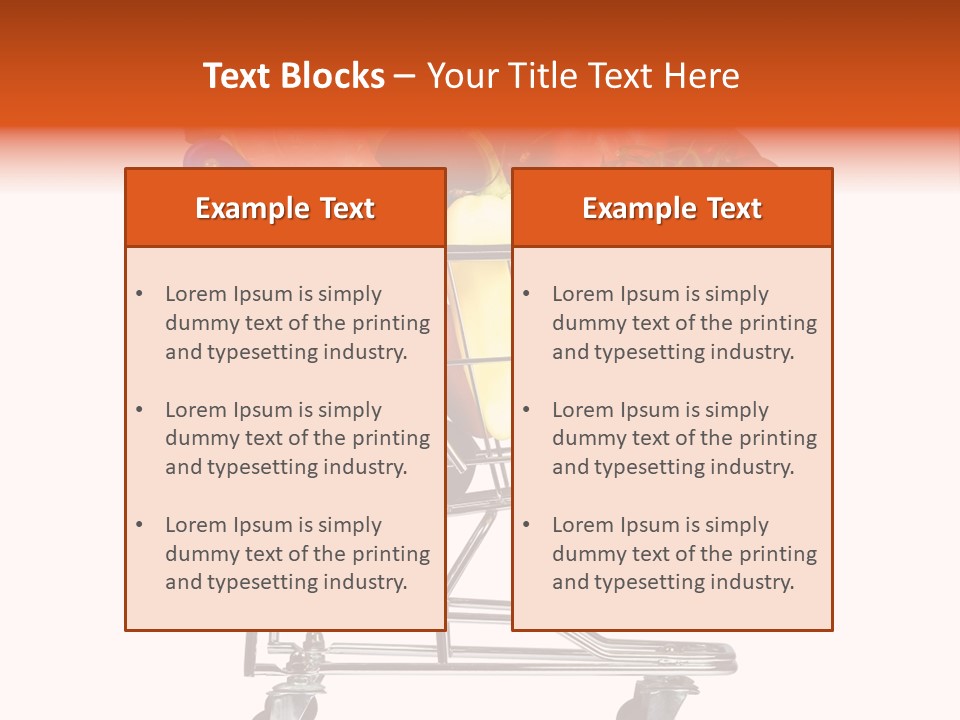 Bananas Fresh Red PowerPoint Template