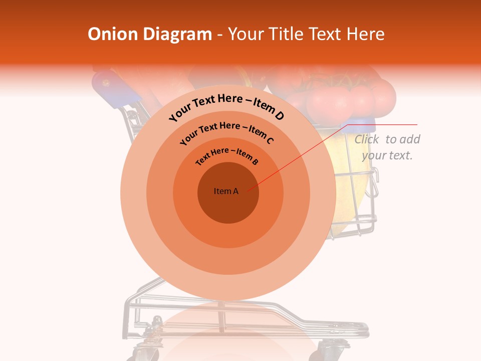 Bananas Fresh Red PowerPoint Template