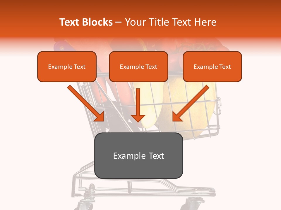 Bananas Fresh Red PowerPoint Template