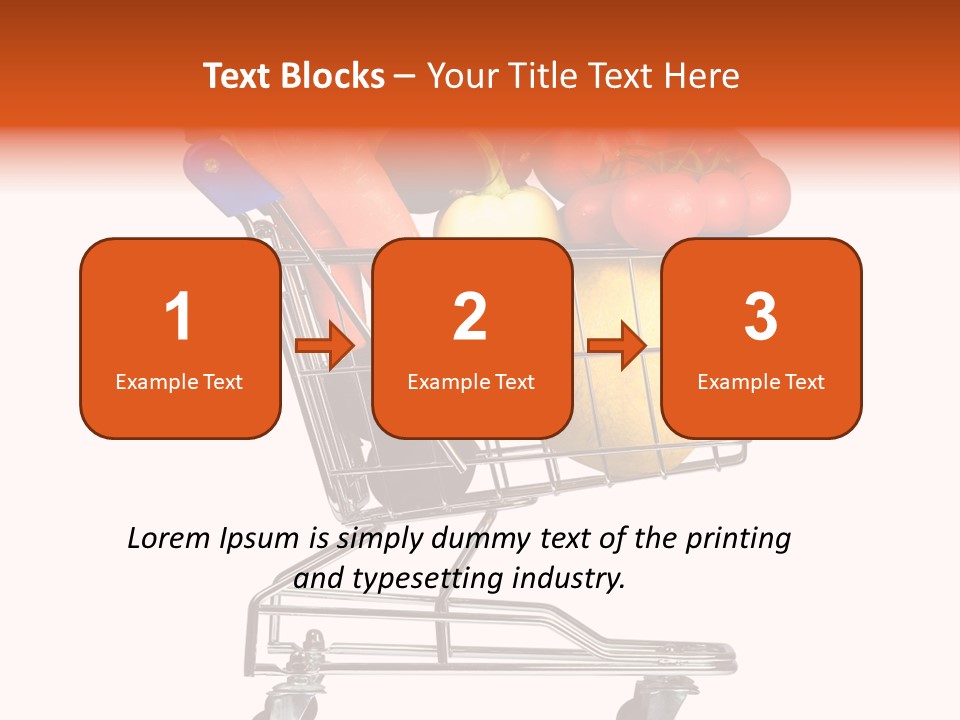 Bananas Fresh Red PowerPoint Template